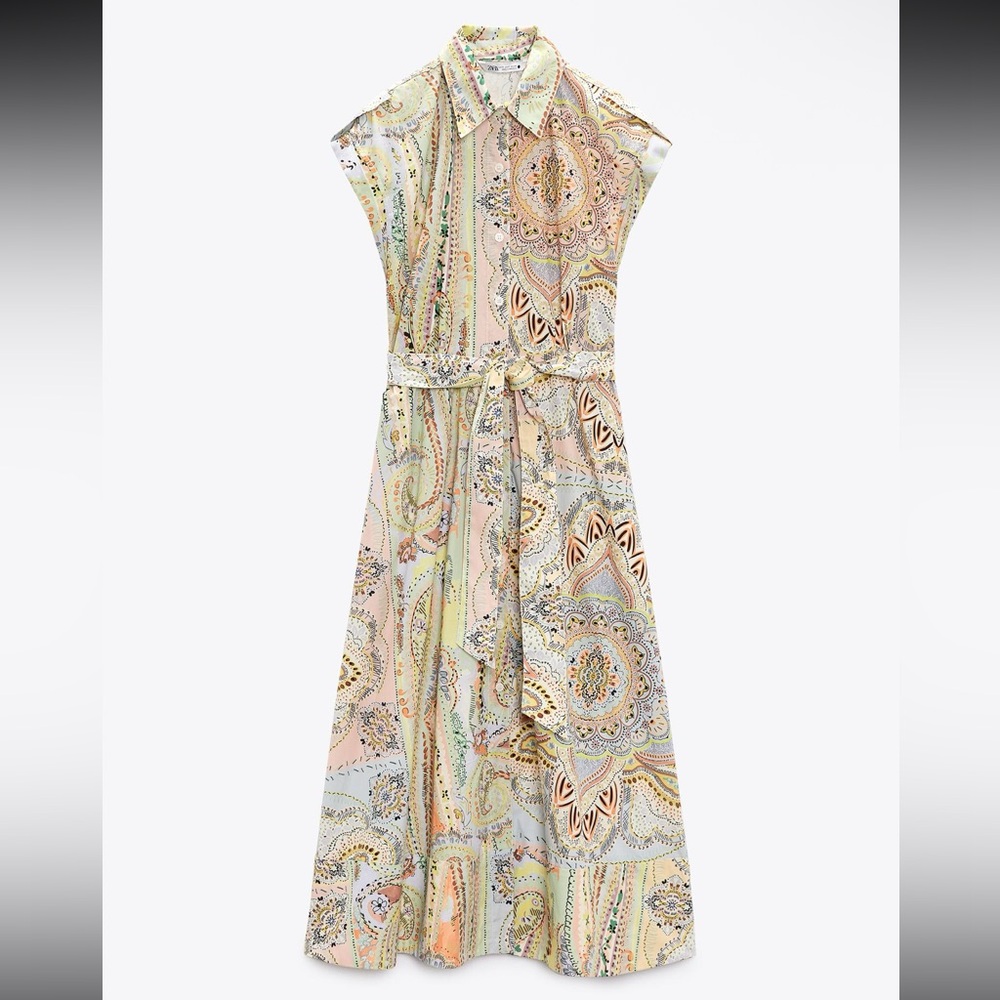 Zara Midi Shirt Dress - NWT